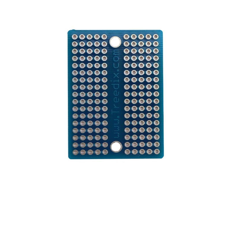 Treedix 9pcs Mini Solderable BreadBoard PCB Prototype Shield Board Double Sided Tinned Gold Plated Holes Compatible with Arduino Kit Raspberry Pi(Mode 4) - Image 4